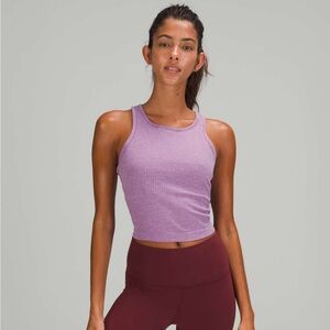 Lululemon Ebb To Street Racerback Crop Tank Top